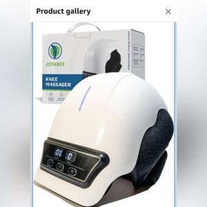 Cordless Knee Massager with Heat & Red Light